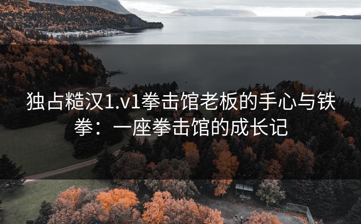 独占糙汉1.v1拳击馆老板的手心与铁拳:一座拳击馆的成长记